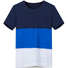 Das beiläufige kundenspezifische drei Farbe-Kontrast-T-Shirt der Männer